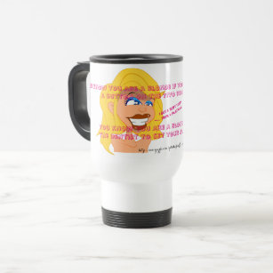 "Blondes Only" Travel Mug
