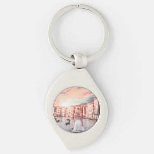 Blondie In Romantic Venice        Keychain