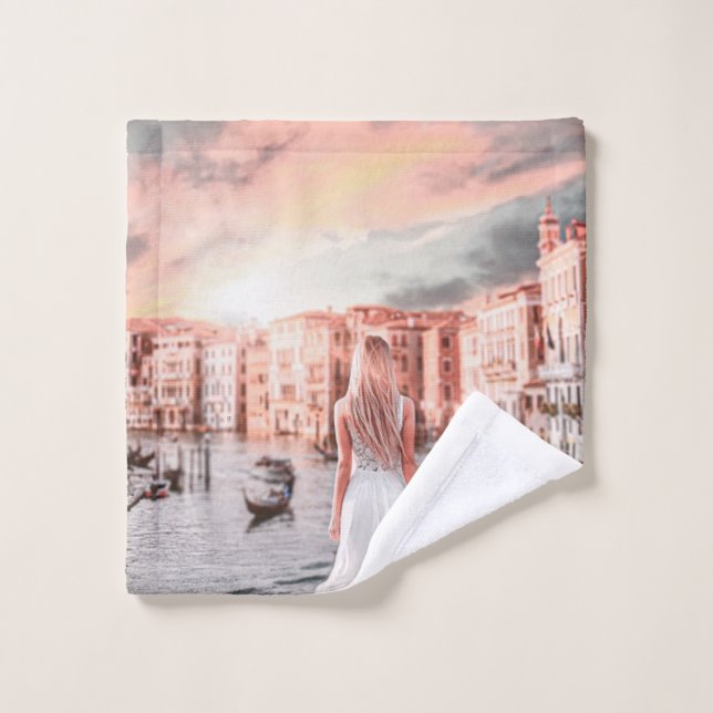 Blondie In Romantic Venice           Wash Cloth (Wash Cloth)