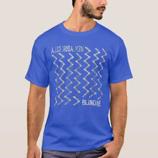 Blondie New York City Zig Zag Pattern Vintage Band T-Shirt