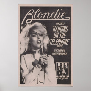 BLONDIE POSTER 1978 original NME - hanging on the