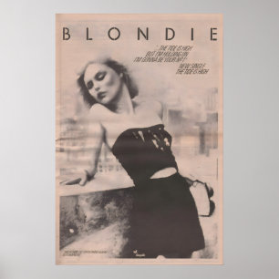 BLONDIE POSTER 1978 original NME - the tide is