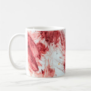 Blood and bloody marks in old bathtub. Halloween b Coffee Mug