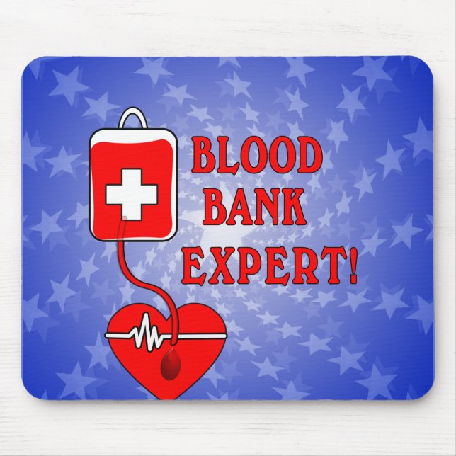 BLOOD BANK EXPERT MOUSE PAD (Front)