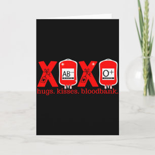 Blood Bank Valentine Medical Lab Science Medical L Card