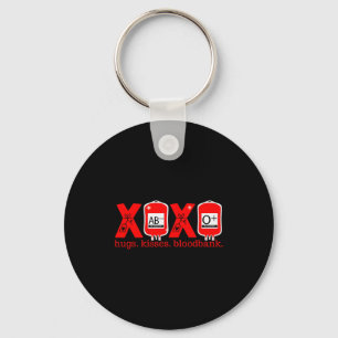 Blood Bank Valentine Medical Lab Science Medical L Keychain