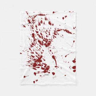 Blood blanket splattered
