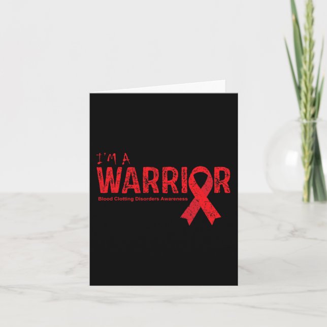 Blood Cancer Awareness 2 Card (Front)