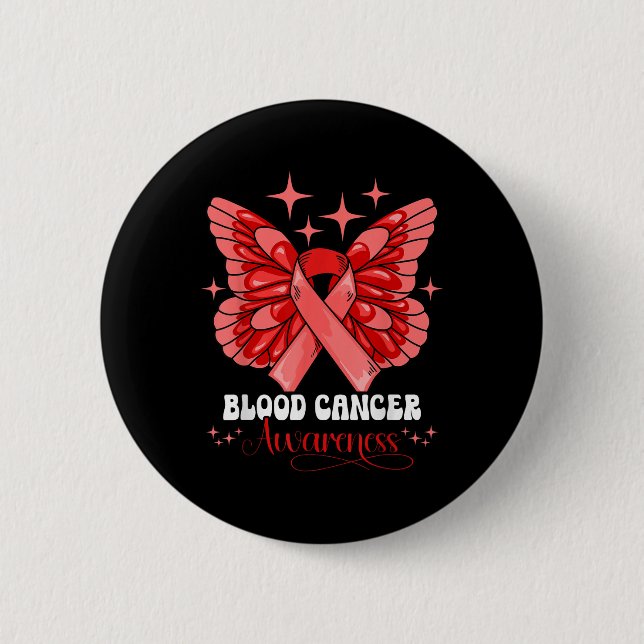 Blood Cancer Awareness  2 Inch Round Button (Front)