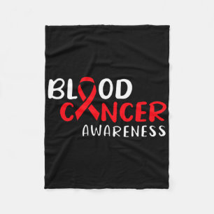 Blood Cancer Awareness 3  Fleece Blanket