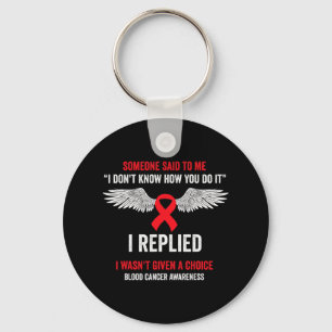 Blood Cancer Awareness - Blood Cancer Awareness Mo Keychain