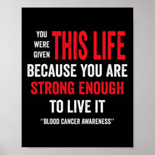 Blood Cancer Awareness - Blood Cancer Awareness mo Poster