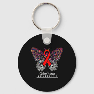 Blood Cancer Awareness Butterfly Lovers Gifts 2 Keychain