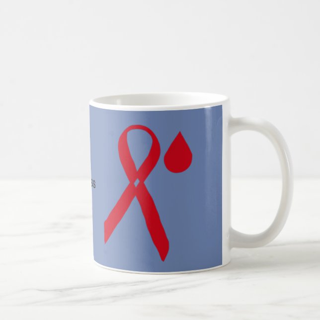 Blood cancer awareness coffee mug (Right)
