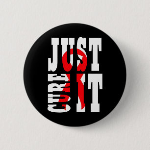 Blood Cancer Awareness Day Leukaemia Disease Suppo 2 Inch Round Button