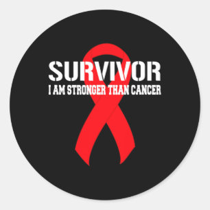 Blood Cancer Awareness Day Leukaemia Disease Suppo Classic Round Sticker