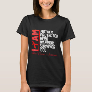 Blood Cancer Awareness I Am Mother Hero Warrior T-Shirt