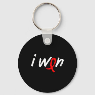 Blood Cancer Awareness - I Won Survivor Fighter Keychain
