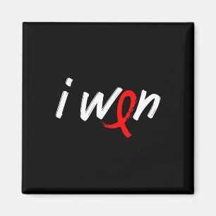 Blood Cancer Awareness - I Won Survivor Fighter  Magnet