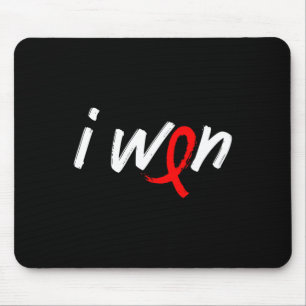 Blood Cancer Awareness - I Won Survivor Fighter Mouse Pad