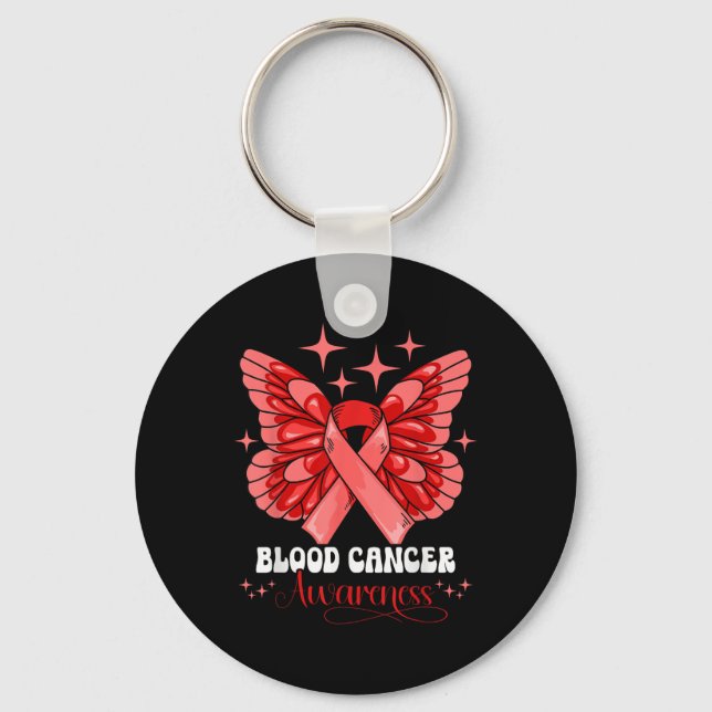 Blood Cancer Awareness  Keychain (Front)