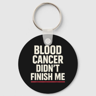 Blood Cancer Awareness Leukaemia Lymphoma Survivor Keychain