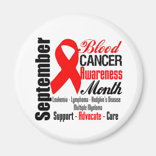 Blood Cancer Awareness Month Ribbon 2 Magnet