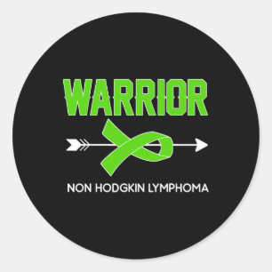 Blood Cancer Awareness Outfit Non Hodgkin Lymphoma Classic Round Sticker