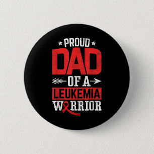 Blood Cancer Awareness Proud Dad Of A Leukaemia Fi 2 Inch Round Button