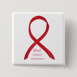 Blood Cancer Awareness Ribbon Custom Pins