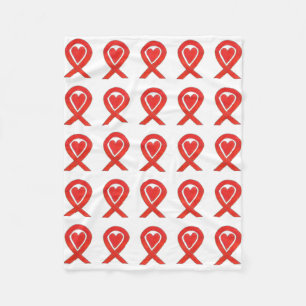 Blood Cancer Awareness Ribbon Soft Fleece Blanket