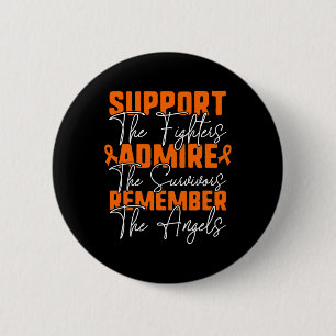 Blood Cancer Awareness Shirt 2 Inch Round Button