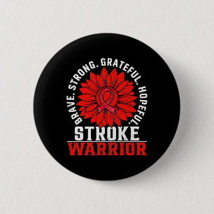 Blood Cancer Awareness Sunflower 2 Inch Round Button