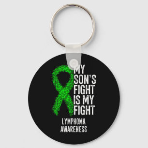 Blood Cancer My Son's Fight Is My Fight Lymphoma A Keychain