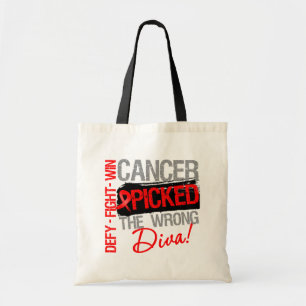 Blood Cancer Picked The Wrong Diva Tote Bag