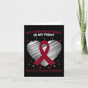 Blood Cancer Products Friend Multiple Myeloma Awar Card