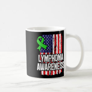 Blood Cancer Survivor Lime Green Awareness Ribbon Coffee Mug