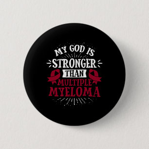 Blood Cancer Tee - Multiple Myeloma Awareness 2 Inch Round Button