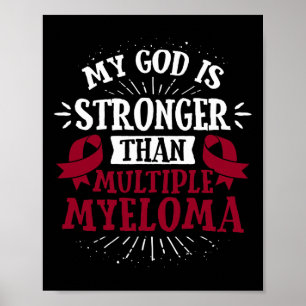 Blood Cancer Tee - Multiple Myeloma Awareness  Poster
