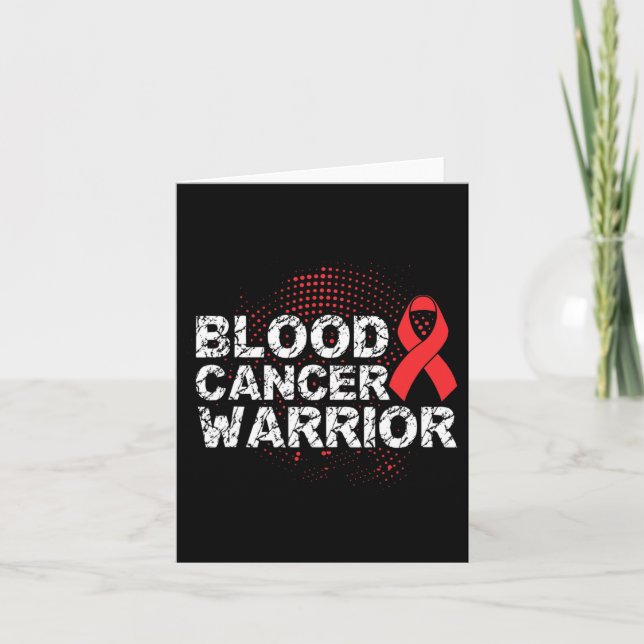 Blood Cancer Warrior  Card (Front)