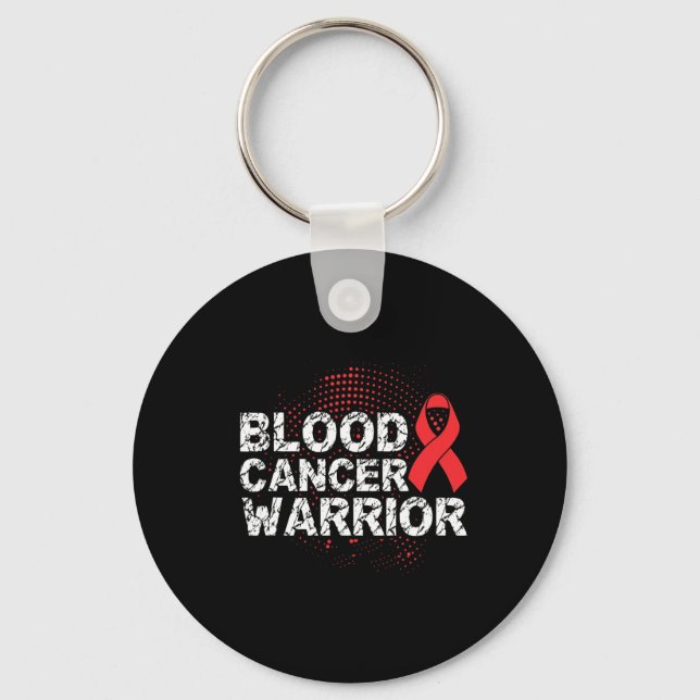 Blood Cancer Warrior  Keychain (Front)