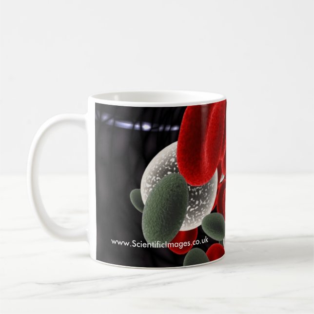 Blood Cells Coffee Mug (Left)