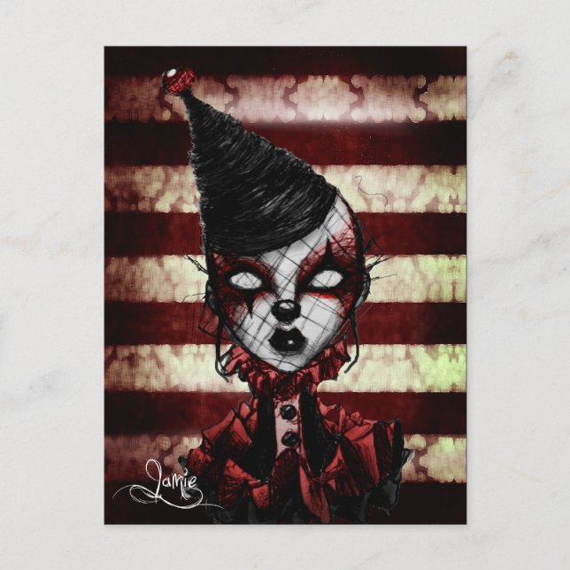 Blood Clown Postcard (Front)