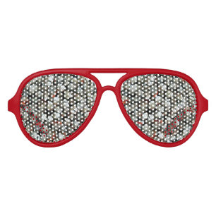 Blood Cockle Shells Aviator Sunglasses