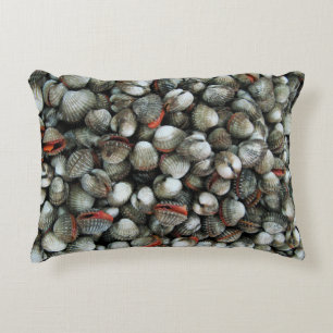 Blood Cockle Shells Decorative Pillow