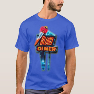 Blood Diner Retro Cult Classic Horror Fan Art T-Shirt