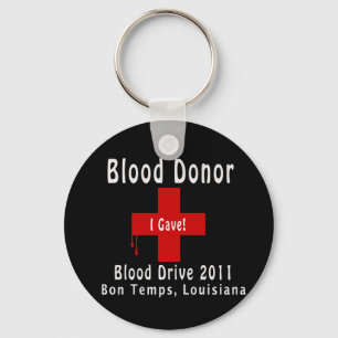 blood donor 2011 W-drops Keychain