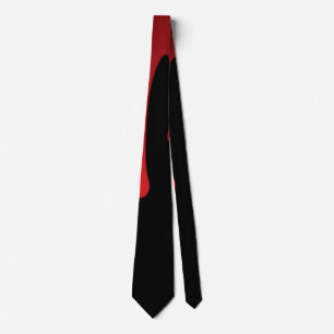 Blood dripping tie