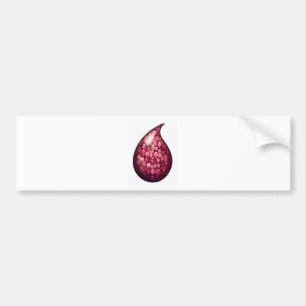 Blood Drop Bumper Sticker
