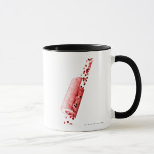 Blood flowing through an artery mug